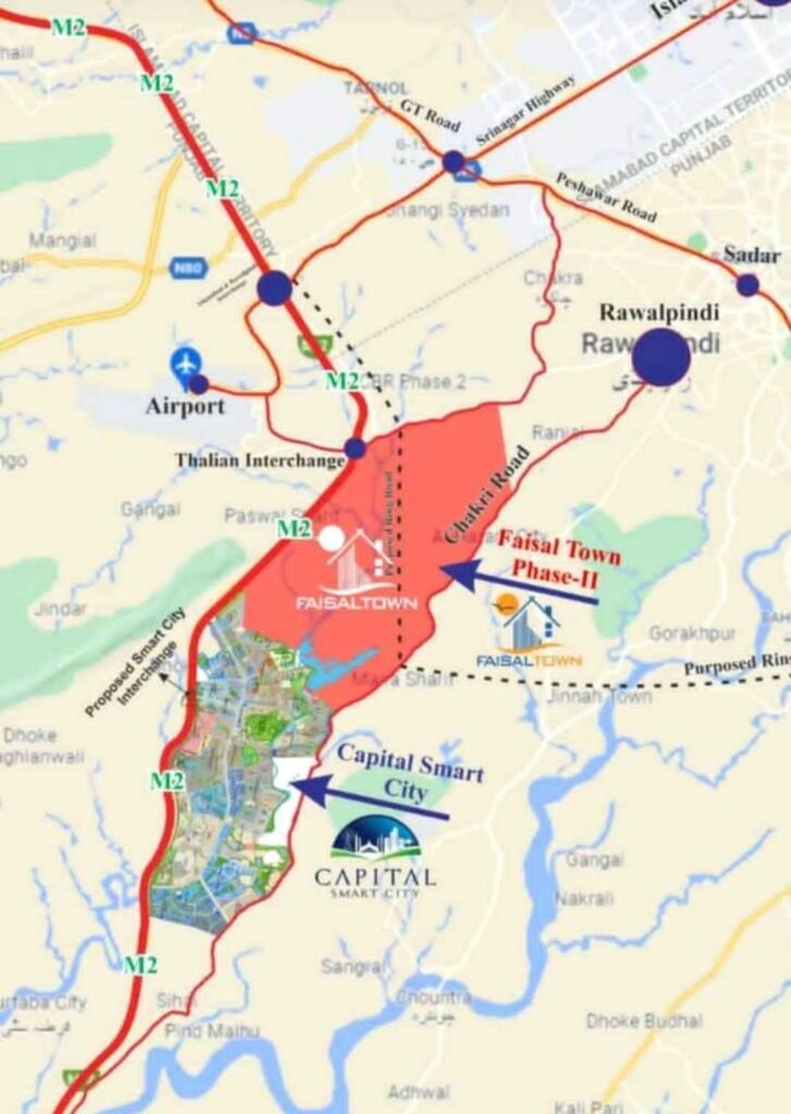 location-Map-Faisal-Town-Phase-2-Islamabad